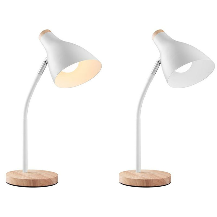 Lampă de birou Tracer Scandi Alb Oțel 40 W 15 X 40 X 17 CM