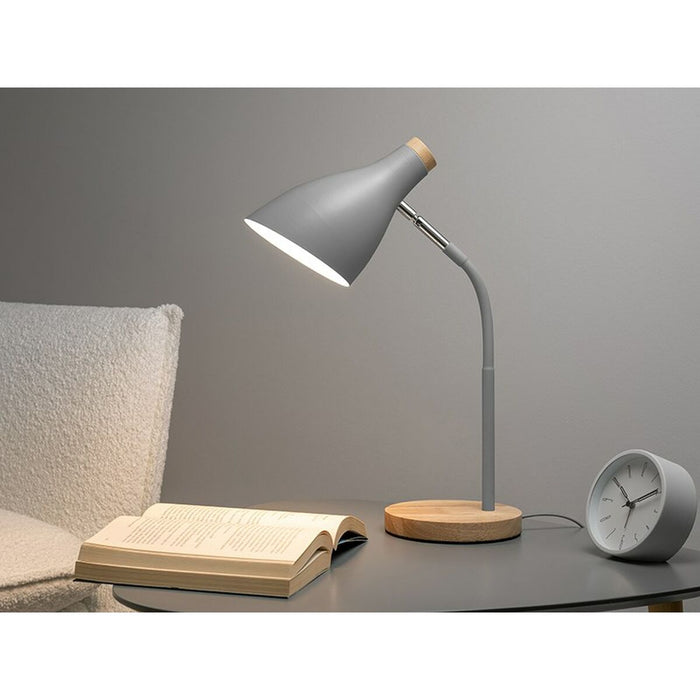 Lampă de birou Tracer Scandi Gri Oțel 40 W 15 X 40 X 17 CM