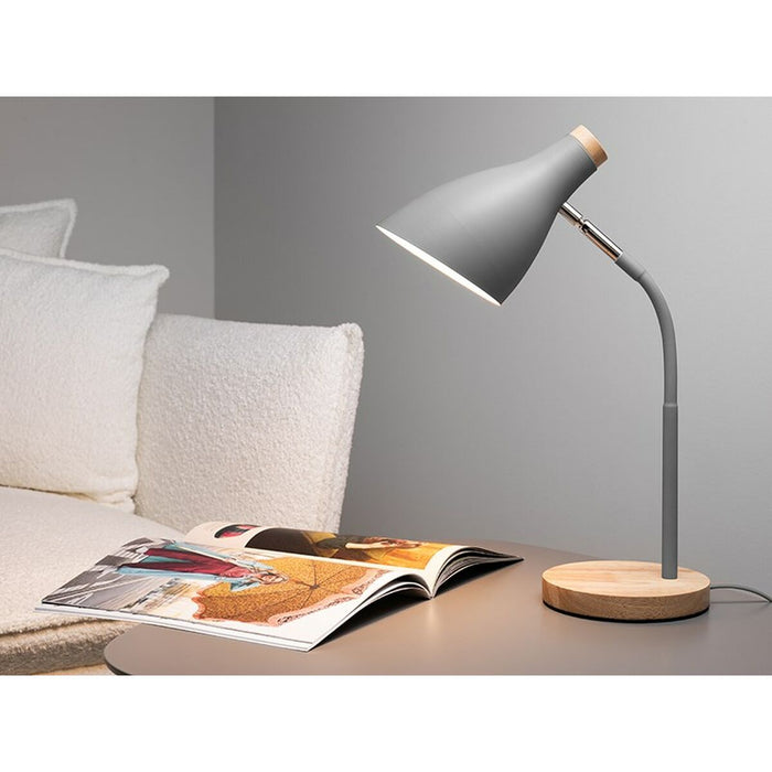 Lampă de birou Tracer Scandi Gri Oțel 40 W 15 X 40 X 17 CM
