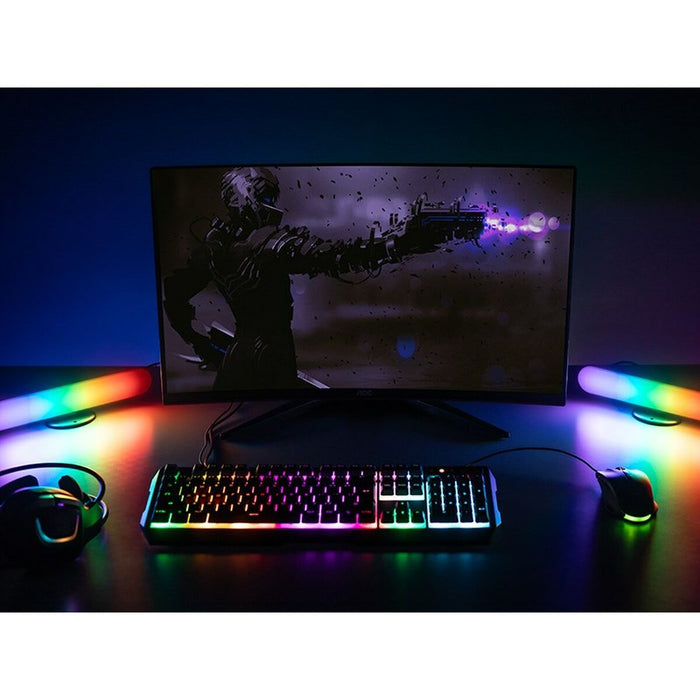 Lampă de birou Tracer RGB Ambience - Smart Flow Negru Multicolor