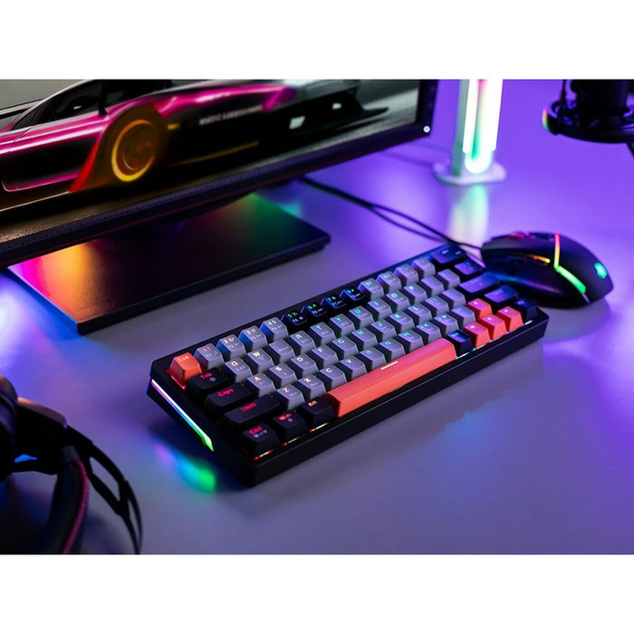 Tastatură mecanică Tracer TRAKLA47297 Alb Multicolor QWERTY