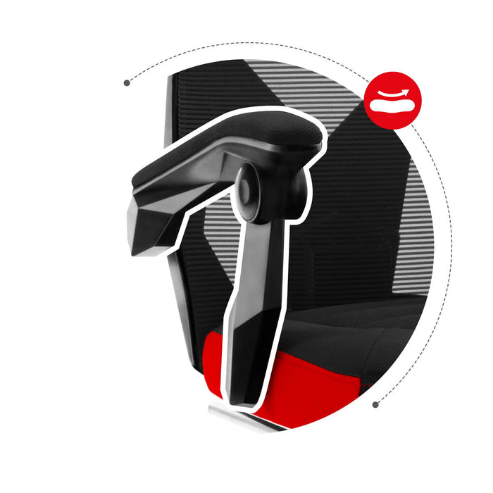 Scaun Gaming Huzaro Combat 3.0 Negru Roșu