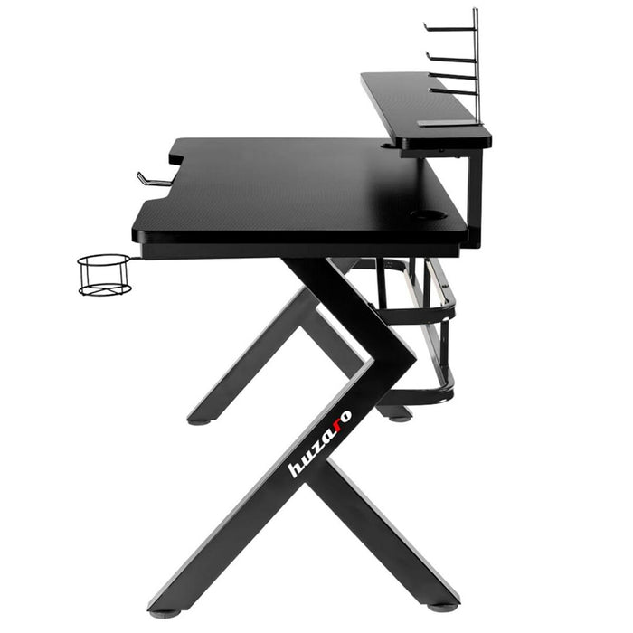Birou Huzaro Hero 5.0 Negru Fibră de carbon 120 x 60 cm