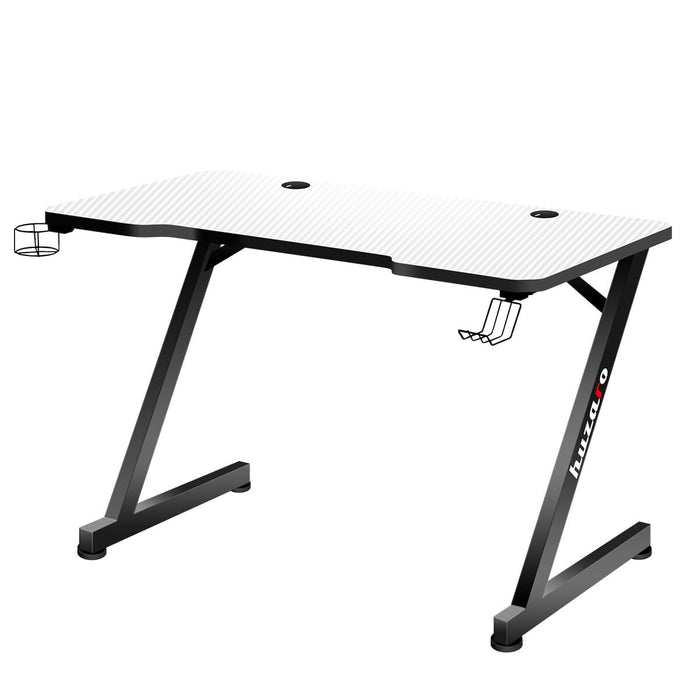 Birou Huzaro Hero 2.5 Alb Negru Aluminiu 120 x 60 cm