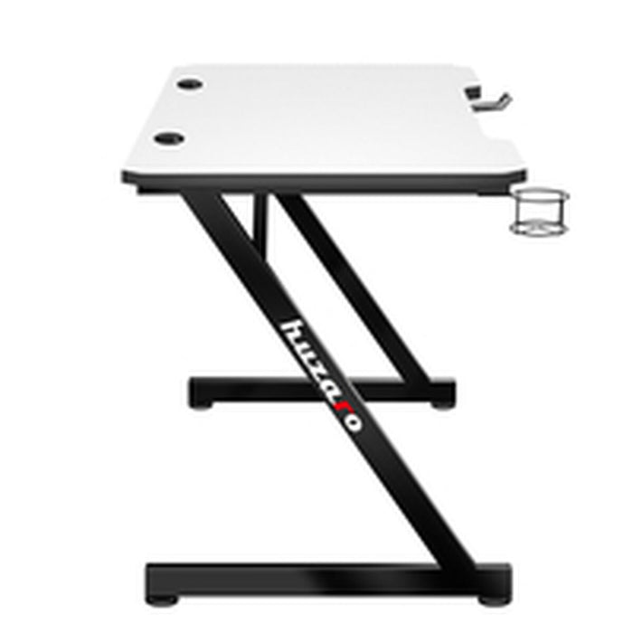 Birou Huzaro Hero 2.5 Alb Negru Aluminiu 120 x 60 cm