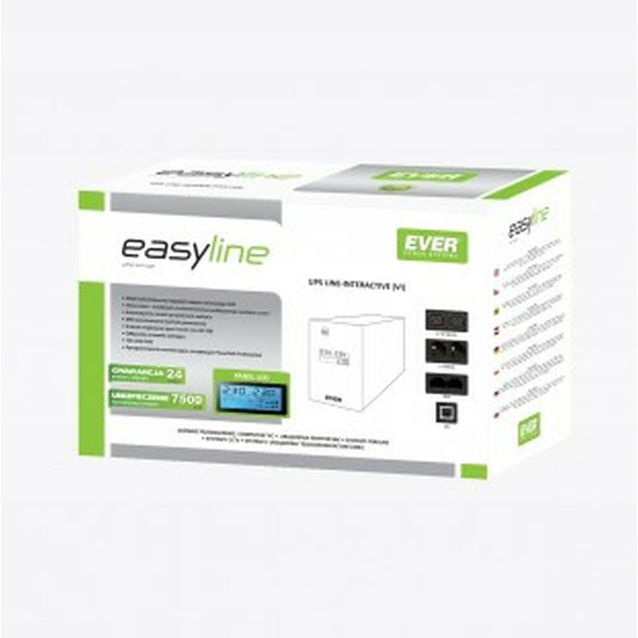 Sistem de Alimentare Neîntreruptă Interactiv Ever EASYLINE 1200 AVR USB 600 W