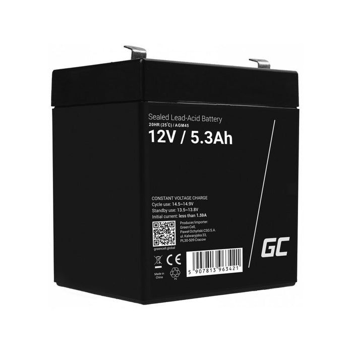 Baterie pentru Sistem de Alimentare Neîntreruptă Green Cell AGM45 5,2 Ah 12 V