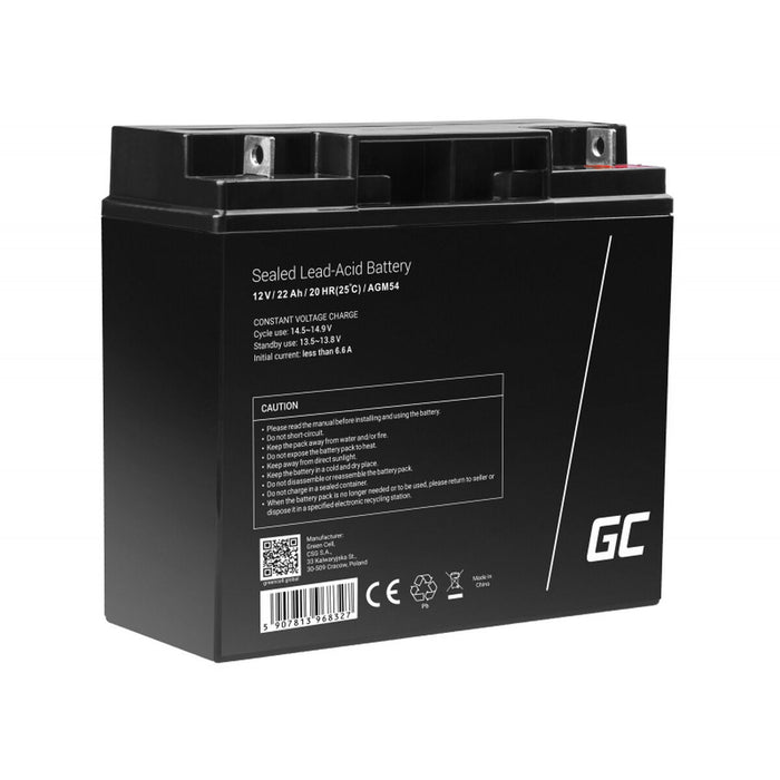 Baterie pentru Sistem de Alimentare Neîntreruptă Green Cell AGM54 22 ah 12 V
