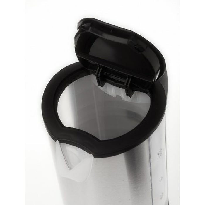 Fierbător Adler AD 1216 Negru Argintiu Oțel inoxidabil Plastic 2000 W 2200 W 1,7 L