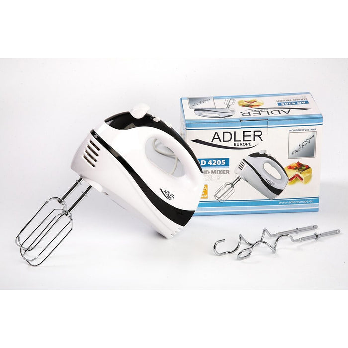 Mixer Manual Adler AD 4205 Alb Negru 300 W