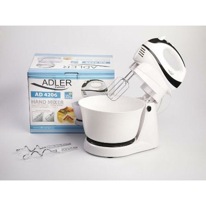 Mixer cu Pahar Adler Alb Negru 300 W