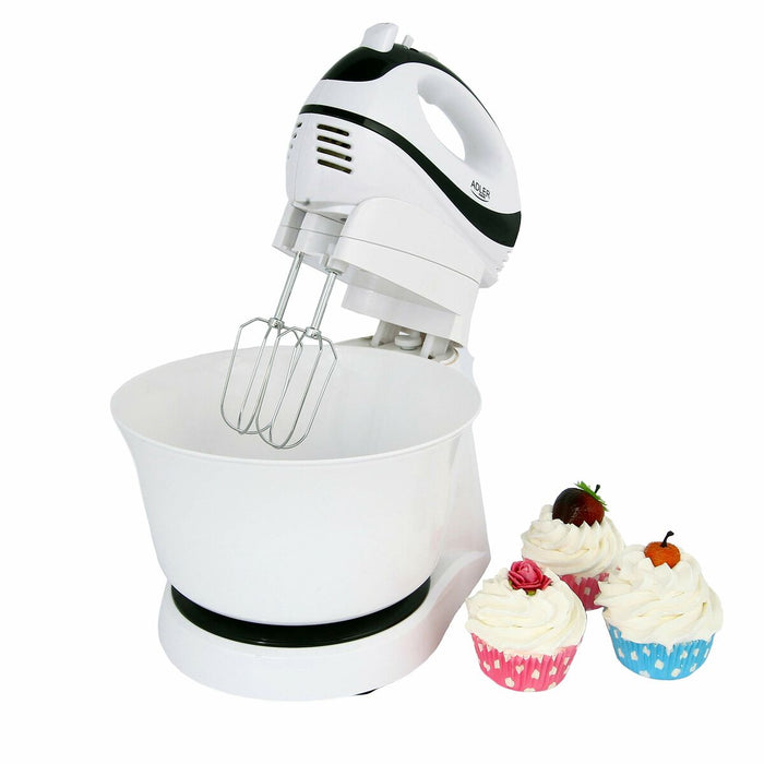 Mixer cu Pahar Adler Alb Negru 300 W