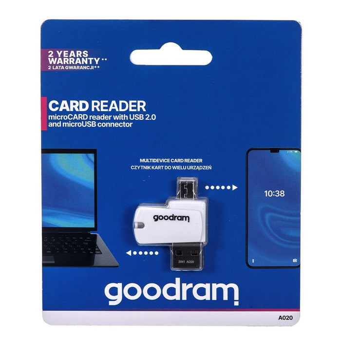 Cititor Extern de Carduri GoodRam AO20-MW01R11 Alb
