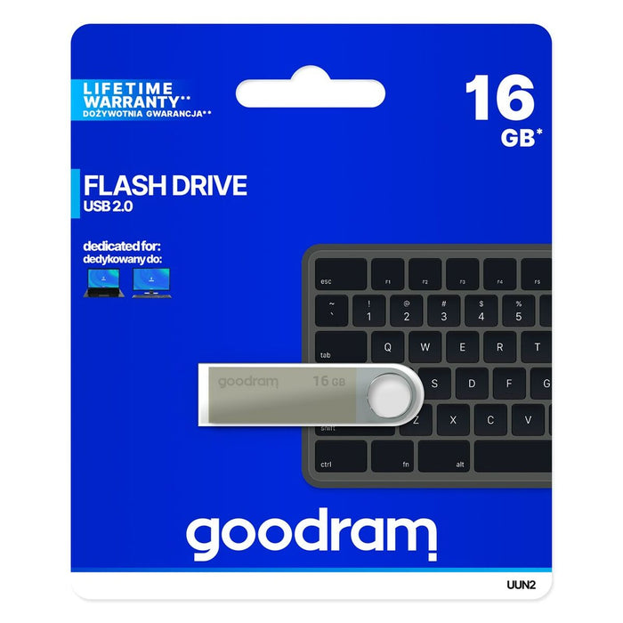 Memorie USB GoodRam UUN2 Argintiu 16 GB