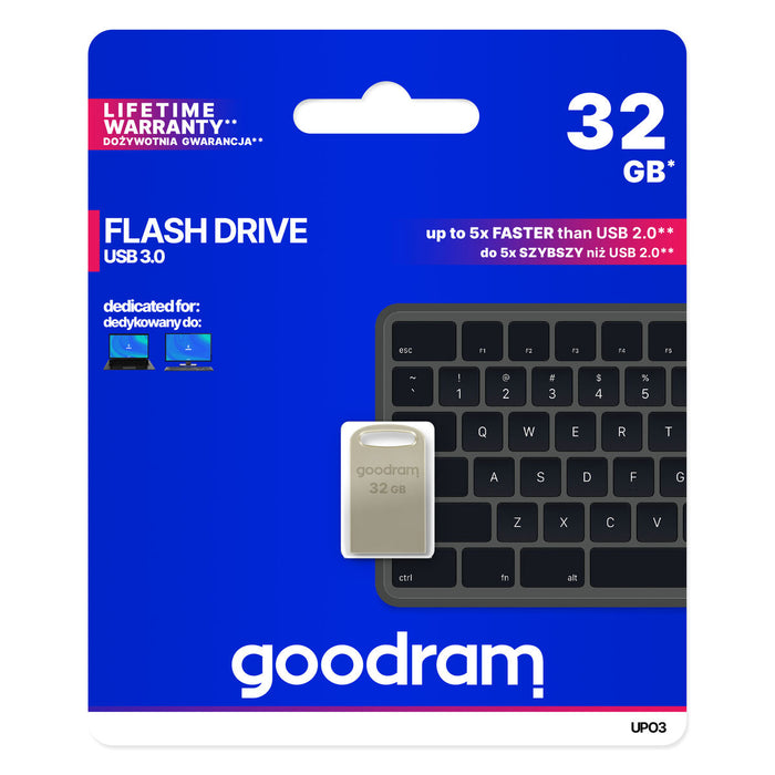 Pendrive GoodRam Executive Gri Argintiu 32 GB
