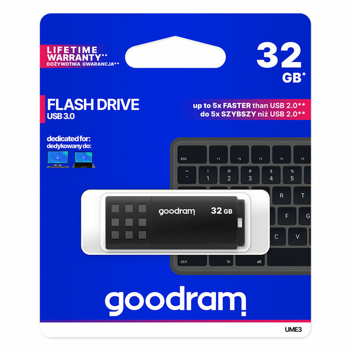 Memorie USB GoodRam UME3 Negru 32 GB