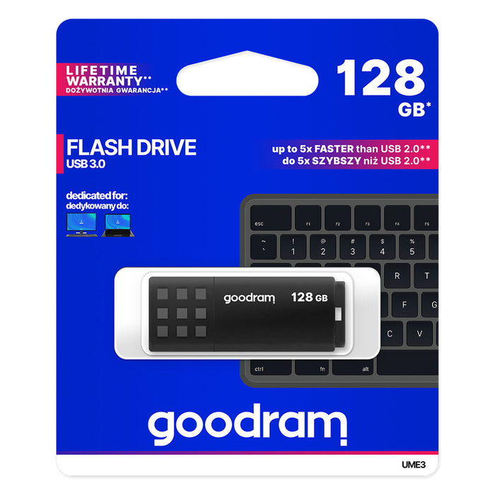 Memorie USB GoodRam UME3 Negru 128 GB