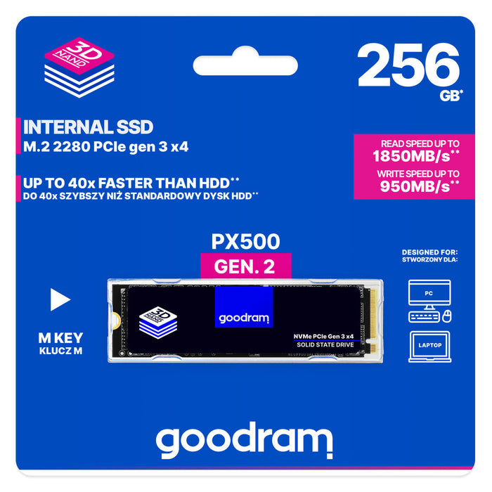 Hard Disk GoodRam PX500 Gen.2 256 GB SSD