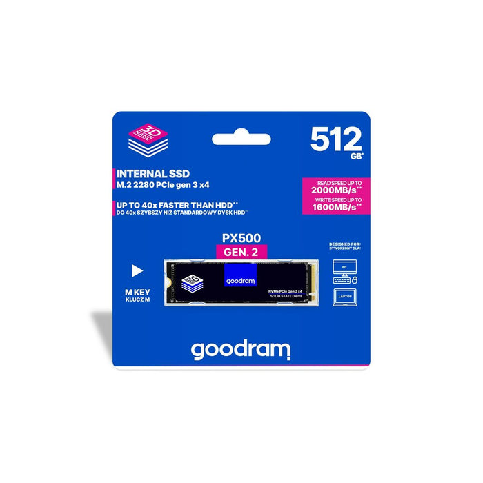 Hard Disk GoodRam PX500 PCI Express 3.0 512 GB SSD