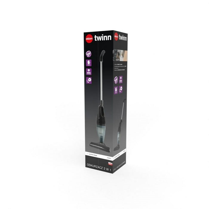 Aspirator fără Cablu Eldom TWINN Negru 500 W 2 în 1 13 Piese