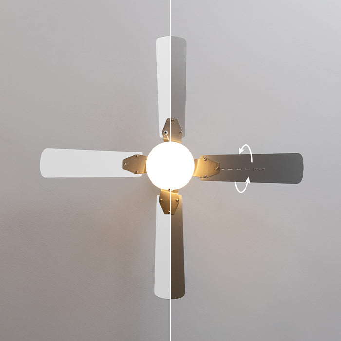 Ventilator de tavan Cecotec EnergySilence Aero 450, 50 W, diametru 106 cm, 3 trepte
