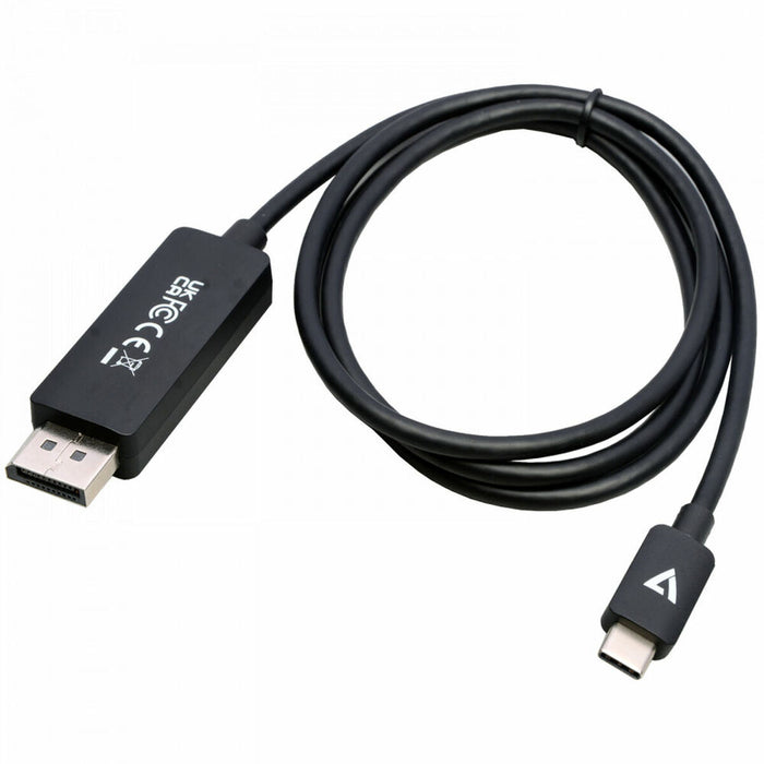 Adaptor USB C la DisplayPort V7 V7USBCDP14-1M        1 m 8K Ultra HD