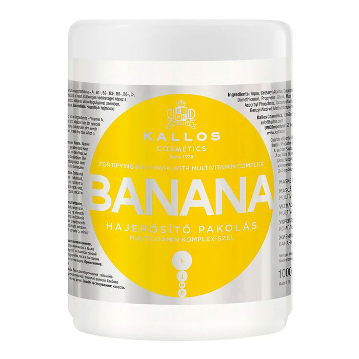 Mască Capilară Nutritivă Kallos Cosmetics Banana 1 L
