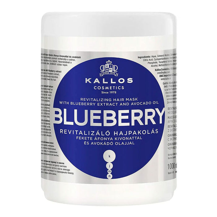 Mască Revitalizantă Kallos Cosmetics Blueberry 1 L