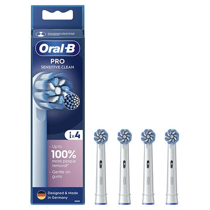 Capete periuță orală Oral-B Pro Sensitive Clean, set 4 bucăți, albastru