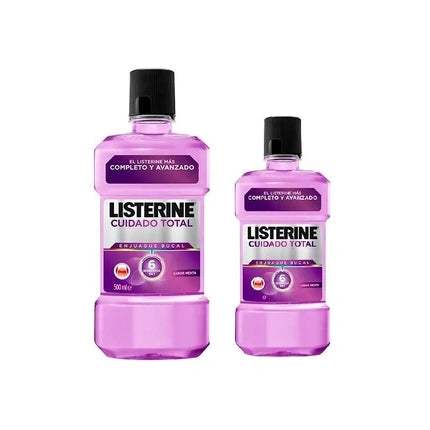 Listerine Total Care Gargara bucală, 500ml + 250ml, roz