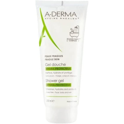 Gel de duș A-DERMA Hydra-Protective pentru piele fragilă, 200ml