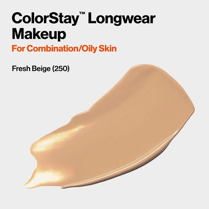 Fundație Revlon ColorStay Longwear pentru Piele Mixtă și Grasã SPF15, Fresh Beige (250), 30ml