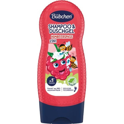 Șampon Gel Duș 2 în 1 Bübchen Kids Zmeură, 230ml