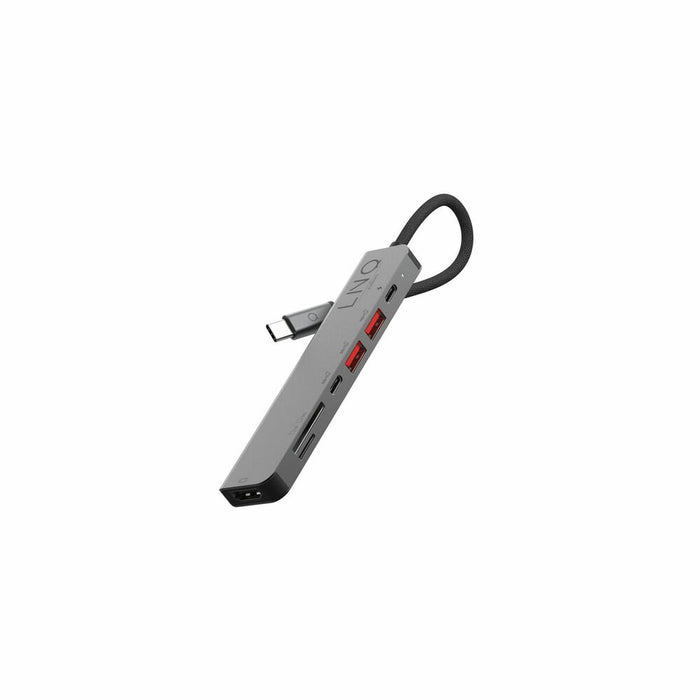 Hub USB LQ48016 Negru Gri Negru/Gri