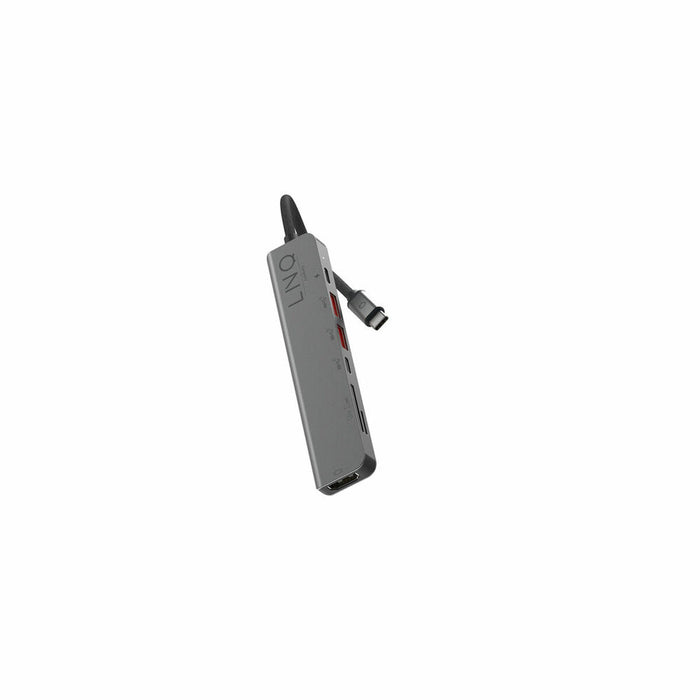 Hub USB LQ48016 Negru Gri Negru/Gri
