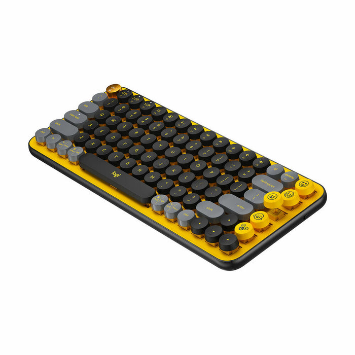 Tastatură Fără Fir Logitech EMOJI USB Negru