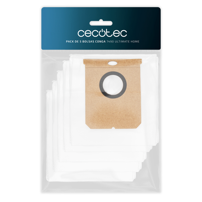 Saci pentru aspirator robot Cecotec Conga 7490 Ultimate Home / 8490 Ultimate Ultra Power Home, set de 5