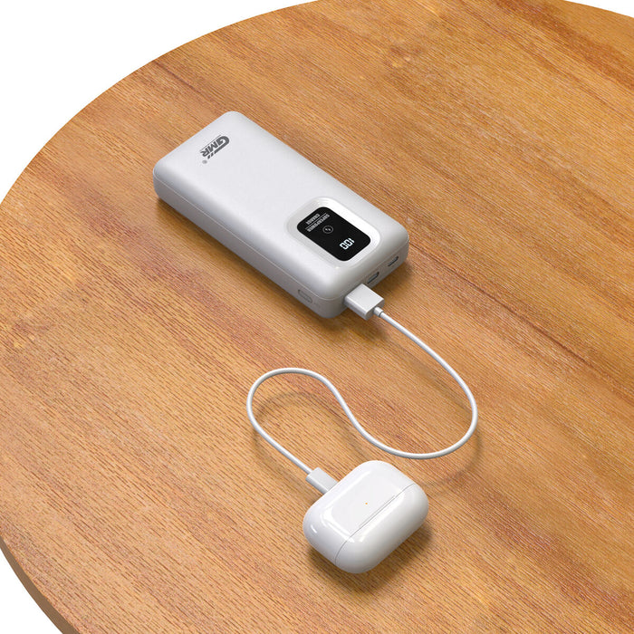 Powerbank Goms Reîncărcabil/ă Alb USB-C