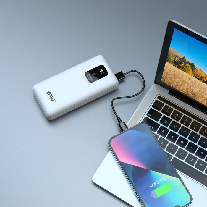 Powerbank Goms Reîncărcabil/ă Alb USB-C