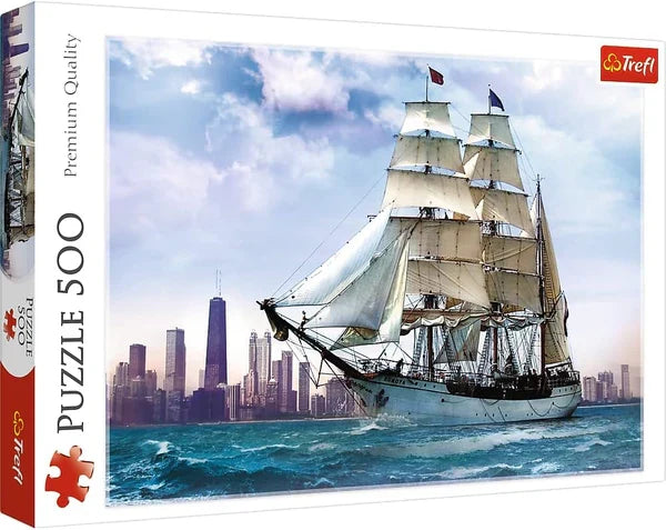 Puzzle Trefl, Navigând spre Chicago, 500 de piese