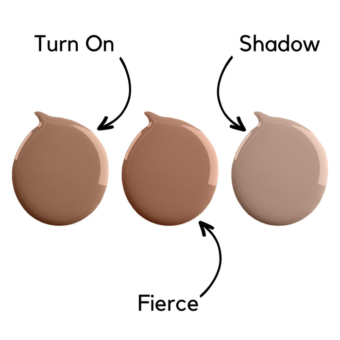 Bronzer lichid, W7 Cheeky Dip Turn On, nuanță bronz, finisaj satin-mat