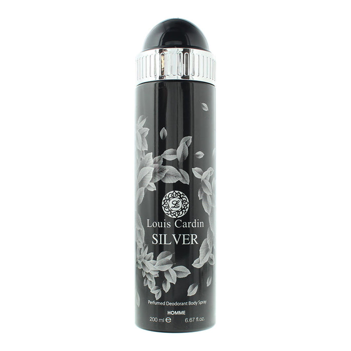 Deodorant spray Louis Cardin Silver, pentru bărbați, 200 ml