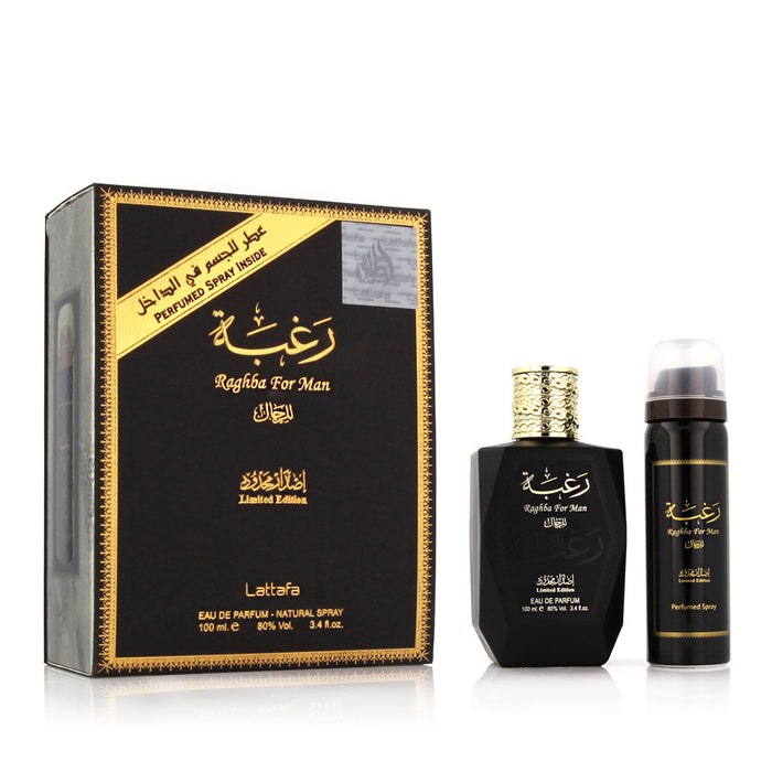 Set de Parfum Bărbați Lattafa EDP Raghba 2 Piese
