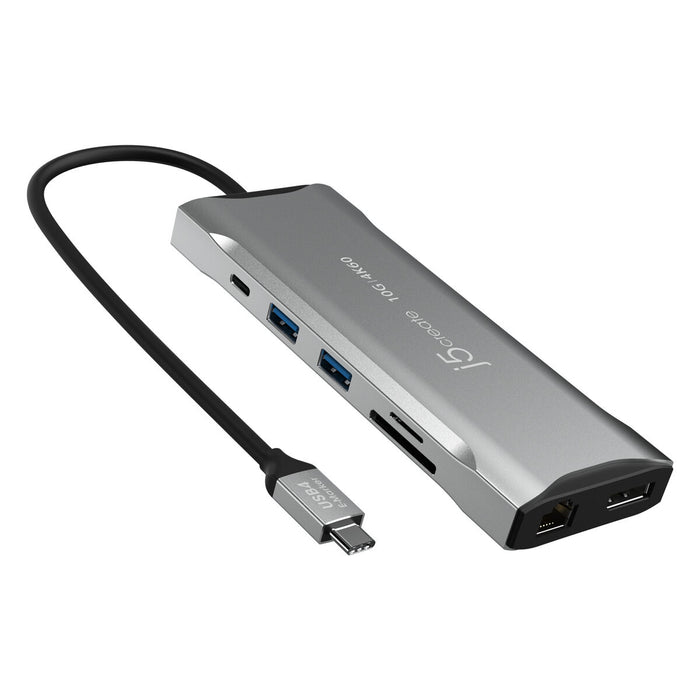 Hub USB j5create JCD397-N Gri 100 W