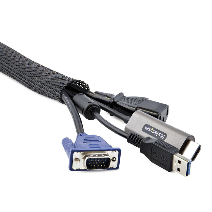 Organizator de Cable Startech WKSTNCMFLX