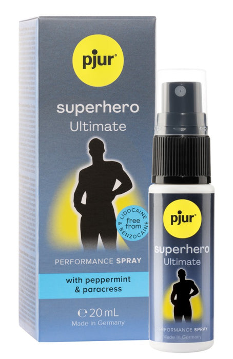 Spray intim, pjur superhero Ultimate, mentă și paracresă, 20 ml
