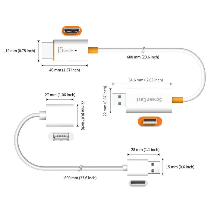 Cablu Audio Jack (3,5 mm) j5create JVAW56-N