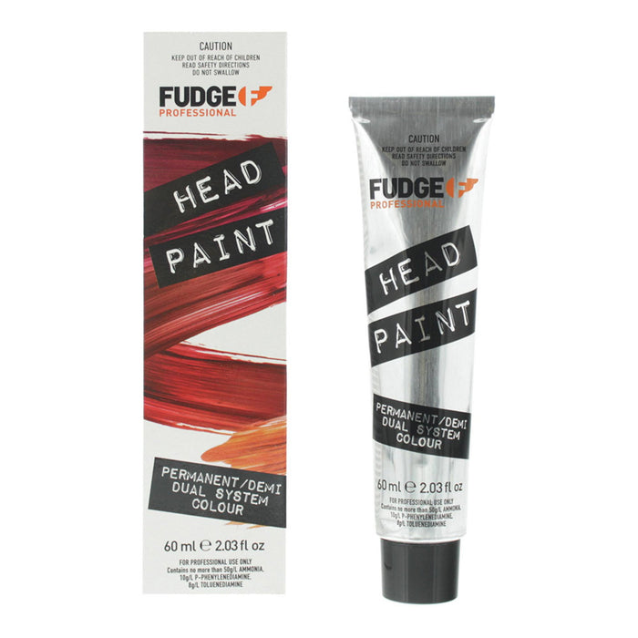 Vopsea permanentă de păr Fudge Professional Head Paint, complex de condiționare triplu, nuanța 55.26 Light Intense Violet Red Brown, 60 ml