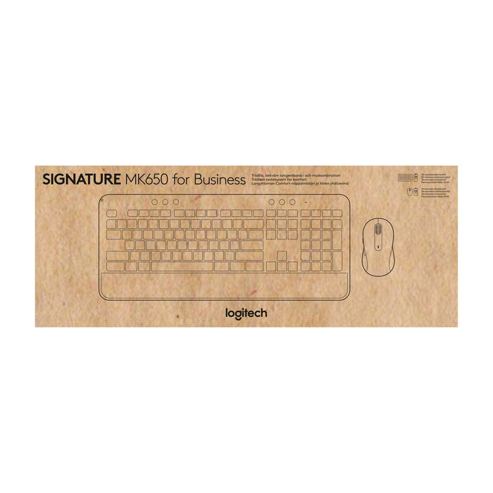 Tastatură și Mouse Fără Fir Logitech 920-011001 Negru Azerty Franceză