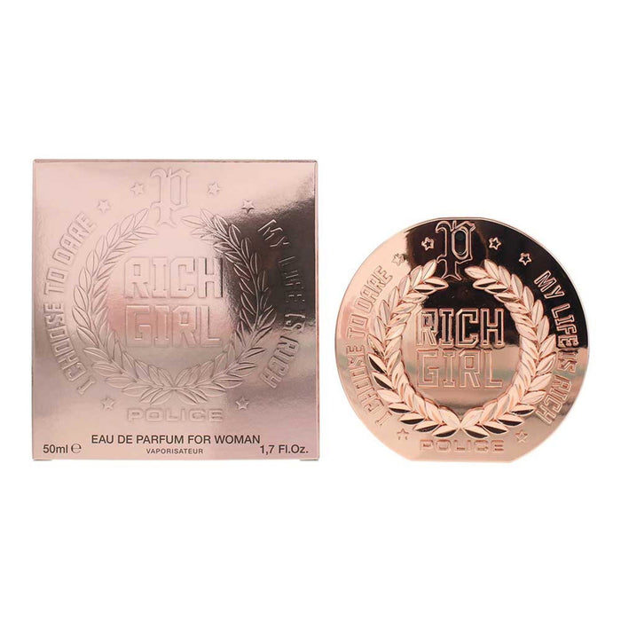 Apă de parfum Police Rich Girl, pentru femei, 50 ml